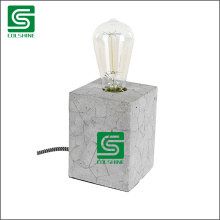 Colshine Vintage Style Cement Cube Base Table Lamp